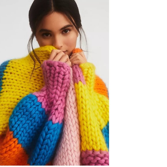 COPY - Hope Macaulay Hand-Knit Daphne Cardigan Sweater - Picture 2 of 8